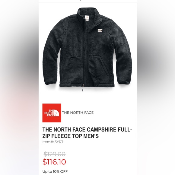 The North Face Campshire zip fleece top - Picture 1 of 9